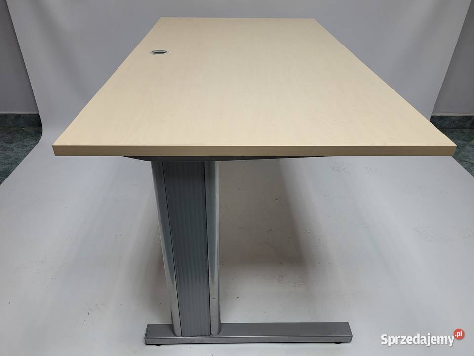 Biurko proste Maro 140x80 brzoza polarna duża Poznań