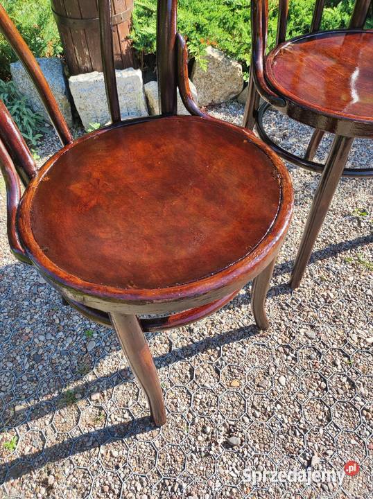 Krzesło gięte Thonet fabryka mebli z Wojciechowa Antoniewo