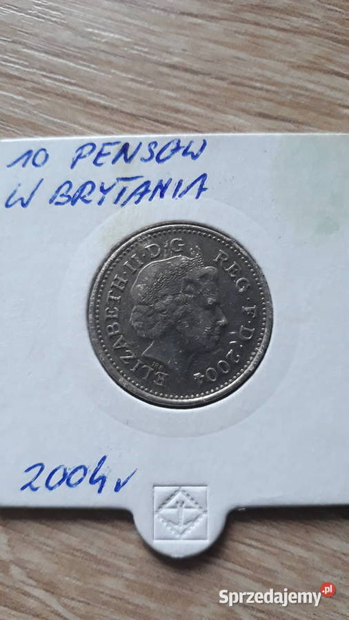 10 Pensów W Brytania 2004 r Konin