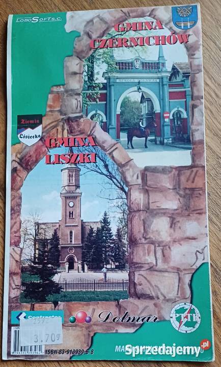 Gmina Czernichów Gmina Liszki mapa 120 000 Kraków