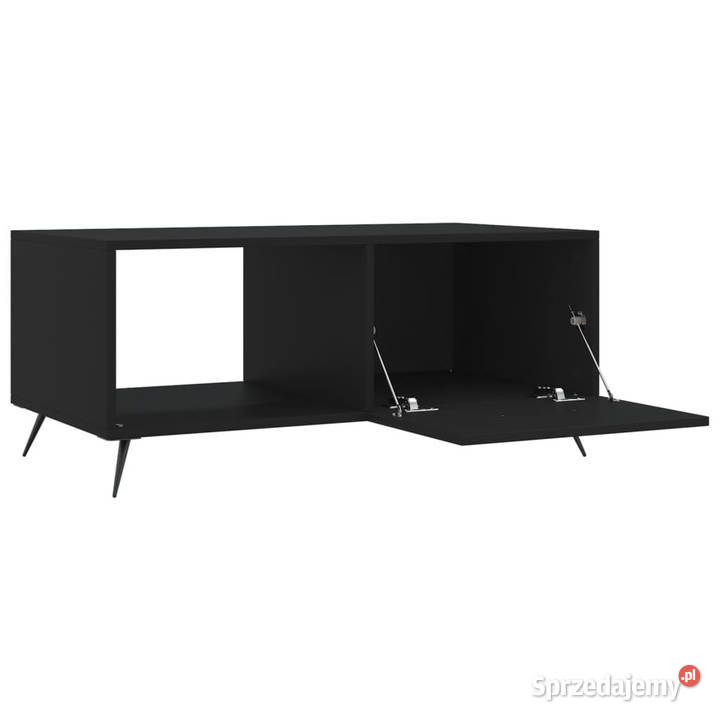 Stolik kawowy czarny 90x50x40 materiał Stoły Warszawa