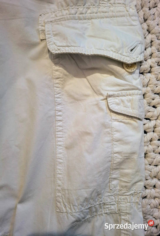 Szorty cargo SOliver białe comfort fit rozmiar Odzież codzienna Zielona Góra sprzedam