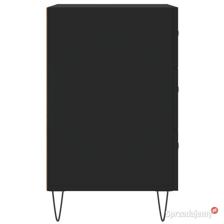 Szafka nocna czarna 40x40x66 materiał mazowieckie Warszawa