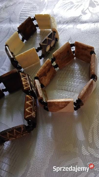 OKAZAŁE BRANSOLETY Z NATURALNEGO ROGU Piła
