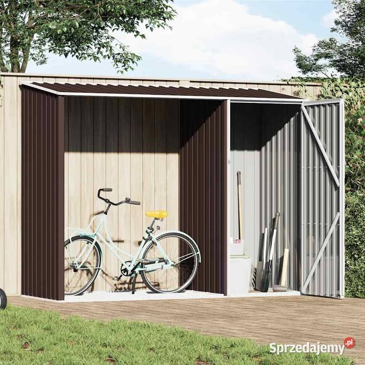 vidaXL Szopa z wiatą na drewno brązowaSKU46296 mazowieckie