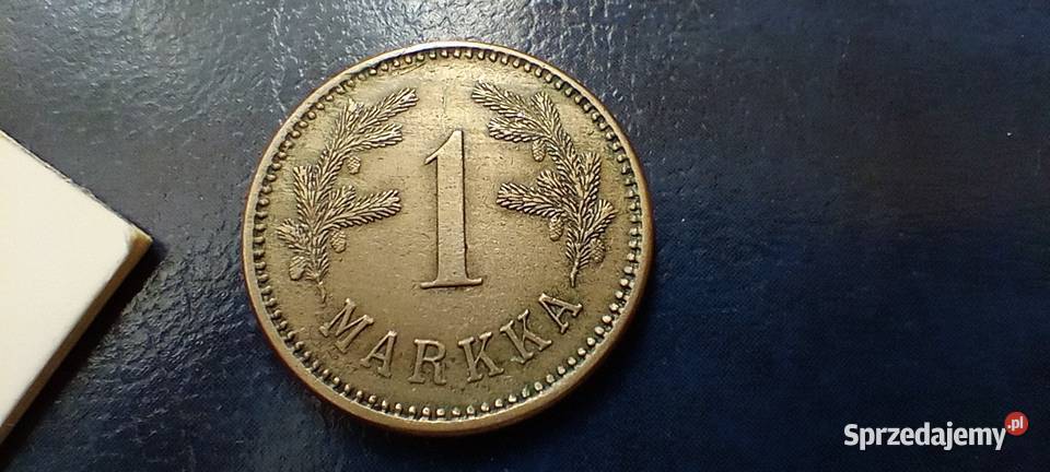 Stare monety 1 marka 1923 Finlandia Lesko