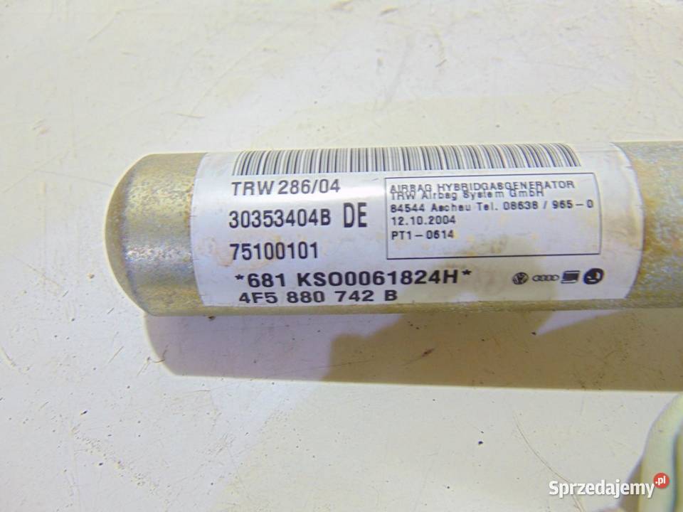 KURTYNA AIRBAG PRAWA AUDI A6 C6 4F5880742B sprzedam
