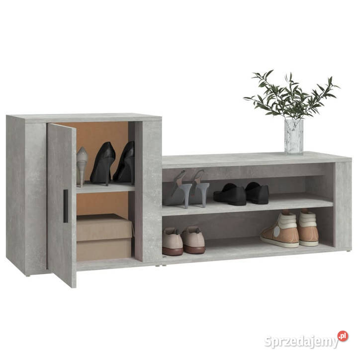 Szafka na buty szarość betonu 130x35x54 WM816748 Warszawa sprzedam