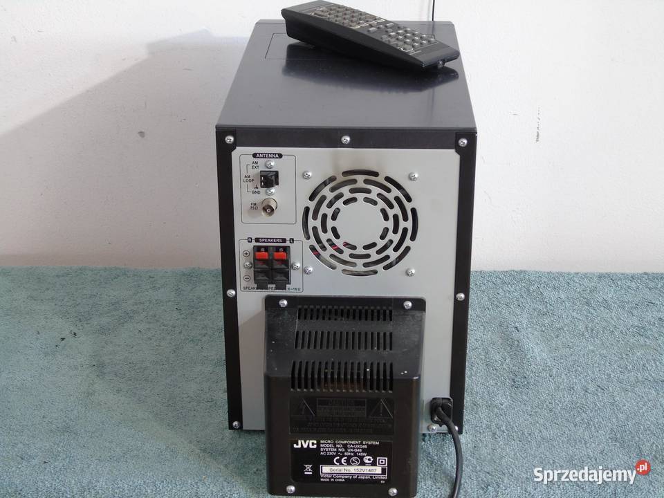 Wieża JVC pilot USB mp3 RDS AUX DOSTAWA
