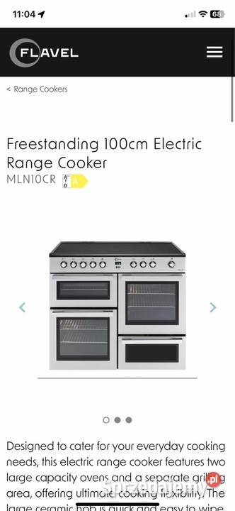 Piec Kuchenny Marki Milano 100CR Zgierz