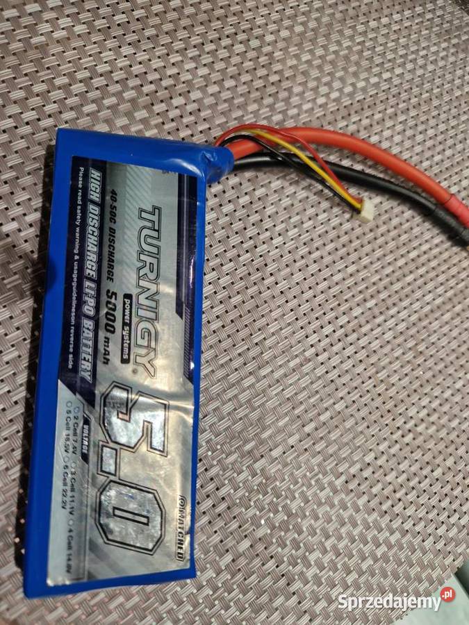 Bateria Lipo 5000 mAh Pozostałe sprzedam