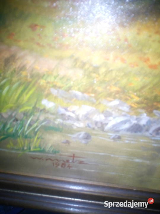 obrazy 2 sztuki zamiana prl Twardogóra