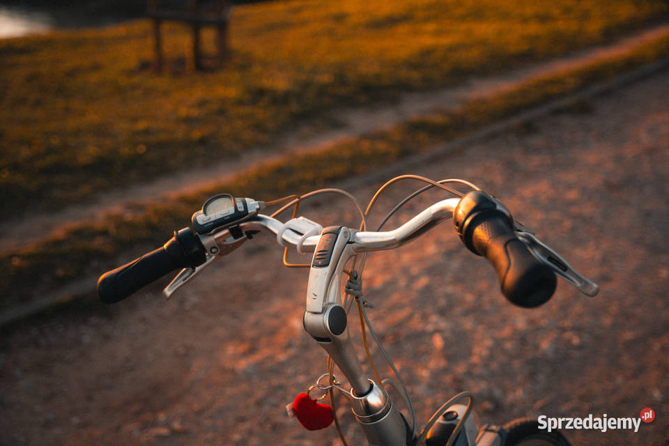 Rower elektryczny gazelle orange nowa bateria Warszawa