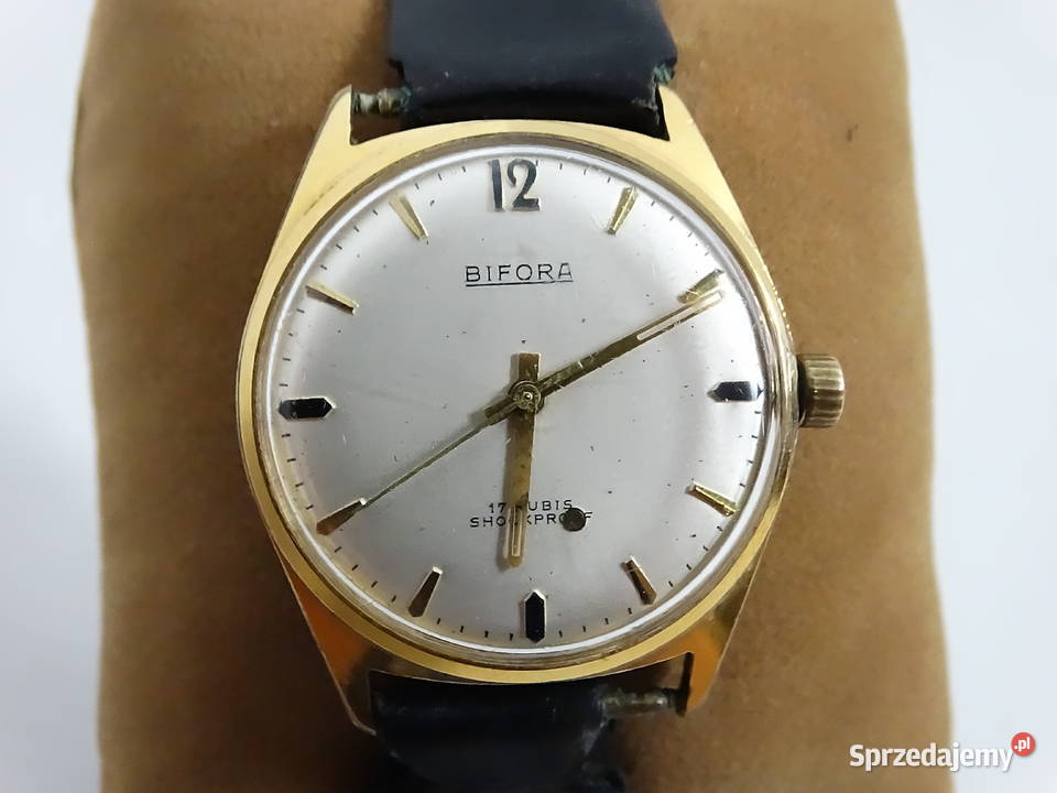 Unikatowy zegarek BIFORA 17 Rubis Vintage lata Biłgoraj