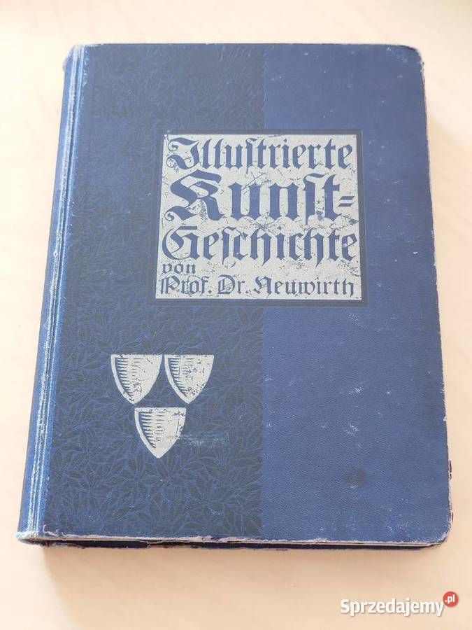 Stara książka Illustrierte Kunstgeschichte dr Warszawa