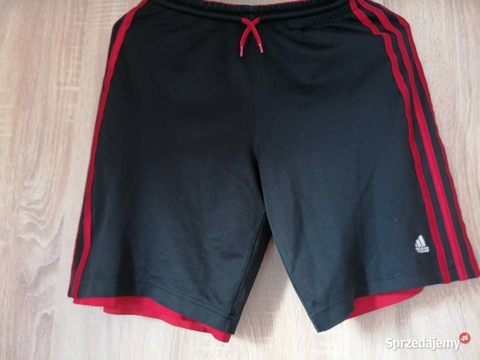 Spodenki krótkie Adidas czerwono czarneRozmiar Odzież sportowa Łódź