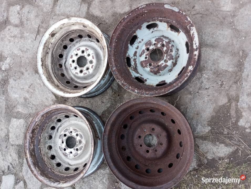 Felgi fiat 125p polonez łada fso przyczepka 4x98 dolnośląskie Legnica