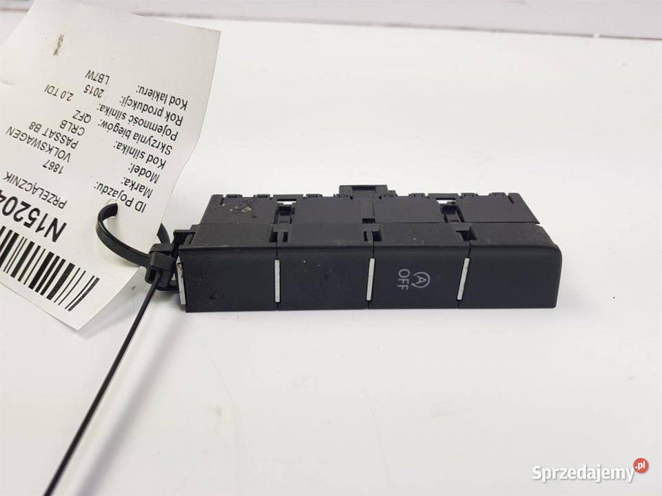 PRZEŁĄCZNIK VOLKSWAGEN PASSAT B8 3G0927137T osobowe Pozostałe Części samochodowe