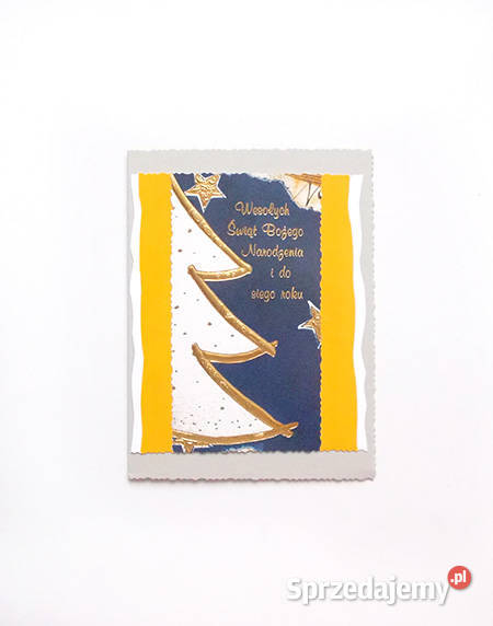 świąteczna kartka z choinką choinka kartka na Szczecin sprzedam