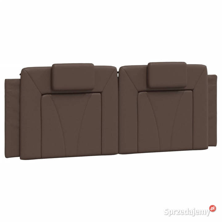 Łóżko z materacem brązowe sztuczna skóra 120x200 mazowieckie sprzedam