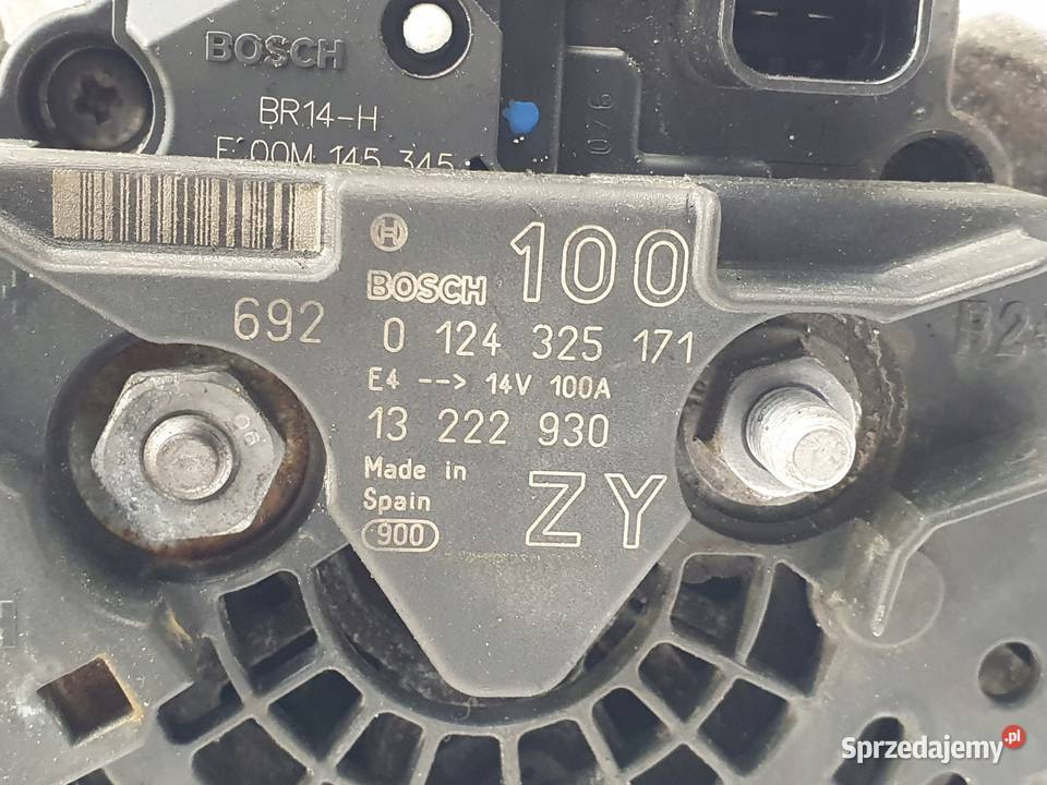 ALTERNATOR Opel Astra III H 14 16V bosch Chełm sprzedam
