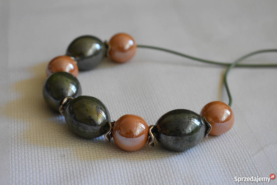 Naszyjnik z ceramiki Warszawa sprzedam