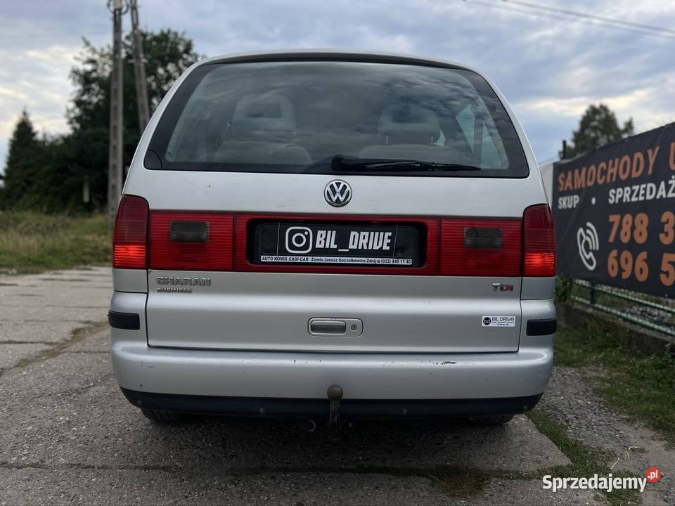 Volkswagen Sharan 7 osobowy diesel grzane fotele Van / Minibus śląskie Bielsko-Biała