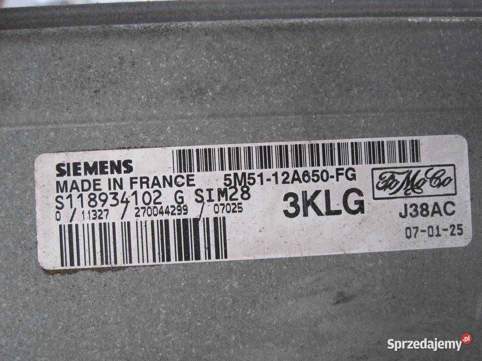 FORD FOCUS C komputer sterownik silnika