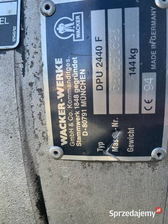 Ubijarka WACKER dolnośląskie Olszyna