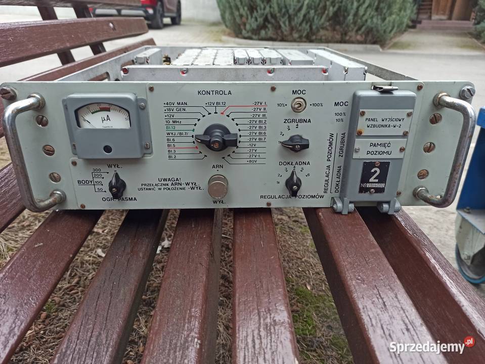 Blok panel wyjściowy wzbudnika W2 radiostacja Skierniewice