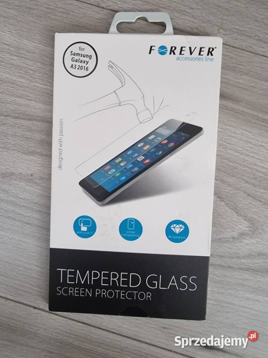 Szkło Hartowane Forever 9H Samsung Galaxy A3 S21 Sosnowiec