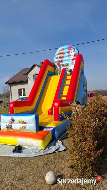 Dmuchana zjeżdżalnia Psi Patrol Wierzchowiska Pierwsze