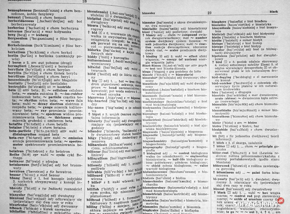 Wielki słownik angielskopolski Suplement AZ Jan Rok wydania 1975 Chełm
