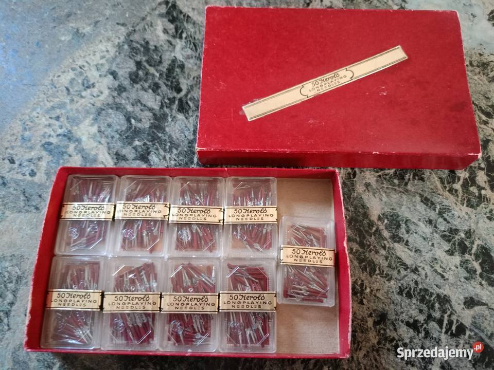 Zabytkowe Igły do Patefonu HEROLD Longplaying Drawski Młyn