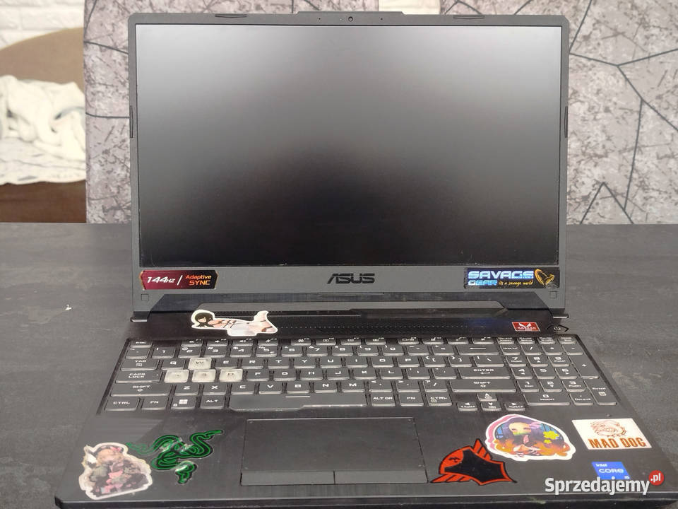 Sprzedam Asus Tuf gaming F15 RTX3050 I5 11400F 500 Asus Gorzów Wielkopolski