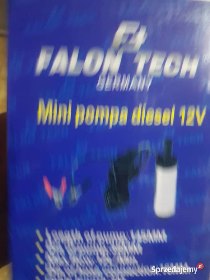 Pompka pompa do paliwa oleju ropy wody 12V 37mm wielkopolskie Głogowa