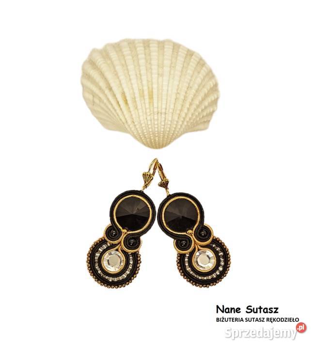 Kolczyki Sutasz rękodzieło Nane Sutasz Lubań