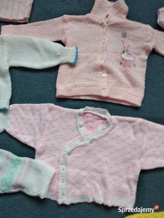 sweter sweterki dziewczęce 62 68 zestaw dziewczynka