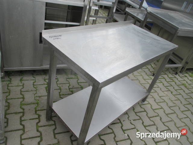 STÓŁ GASTRONOMICZNY Z PÓŁKĄ PRZYŚCIENNY 1206085 Ostrów Wielkopolski