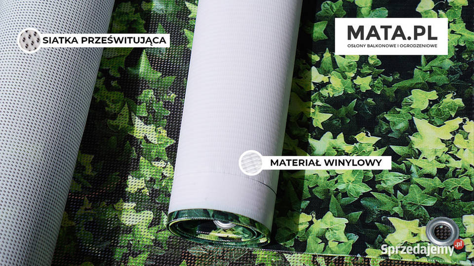 Maty balkonowe na wymiar Mata osłonowa na balkon Dekoracje i ozdoby Dom i Ogród śląskie Tychy