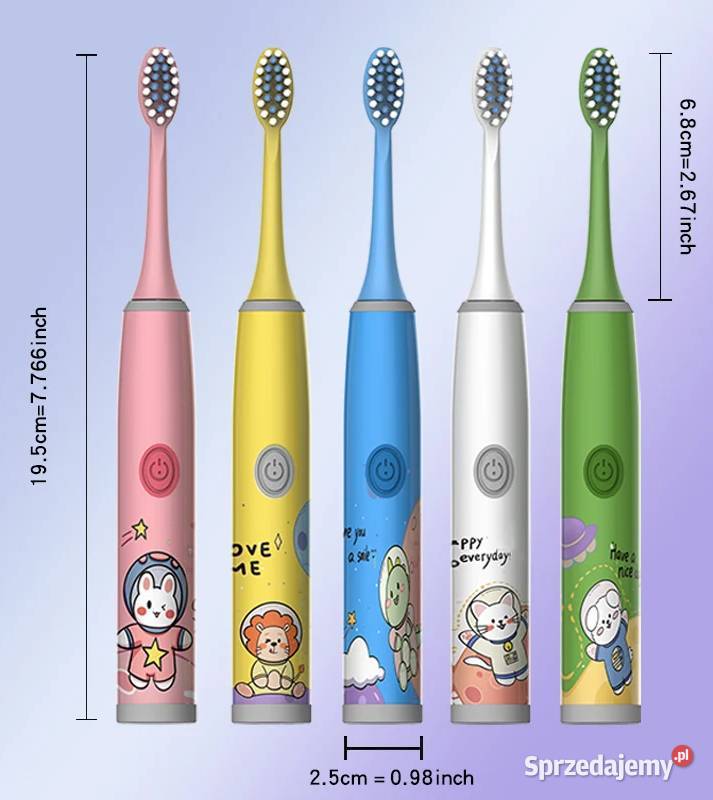 Elektryczna szczoteczka do zębów dzieci Miękkie Płock