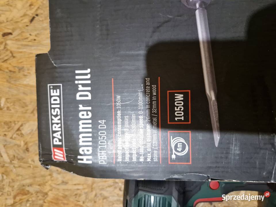 MŁOTOWIERTARKA PARKSIDE PBH 1050 D4 1050 W Głogowa