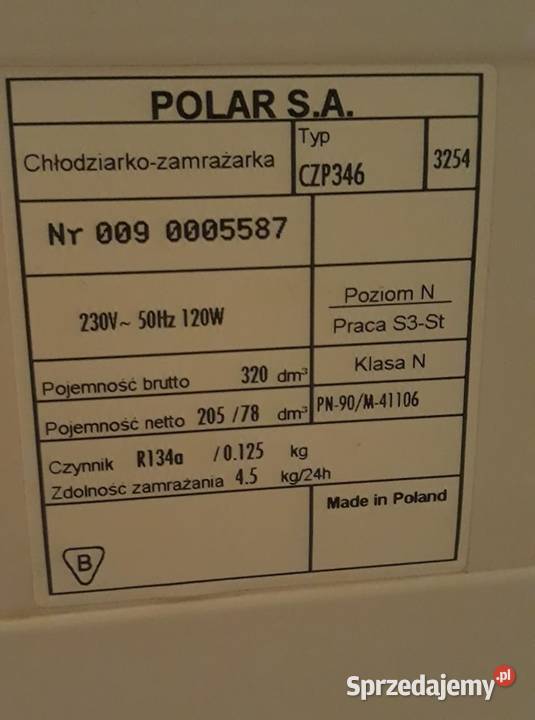 ChłodziarkoZamrażarka POLAR sprawna 100 60cm Wrocław