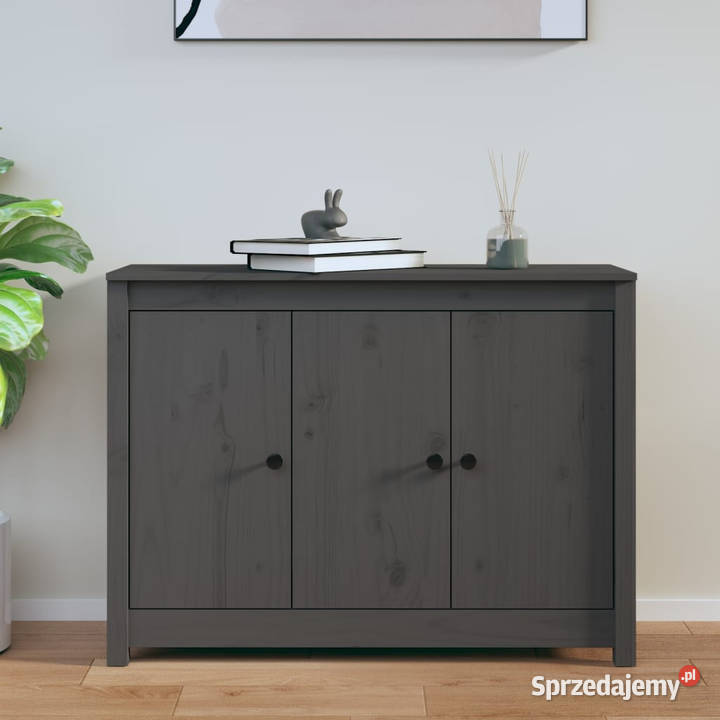 Szafka szara 100x35x74 lite drewno sosnowe Warszawa