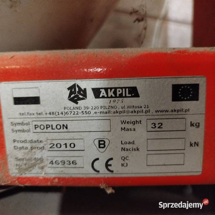 Siewnik poplonu Akpil nieuszkodzony Tychy