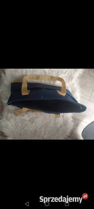 Torba do ręki granatowa duża Moda i Styl Krosno