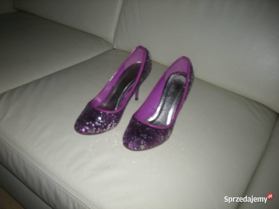 Buty damskie szpilki nowe połyskujące 2 pary Gdańsk