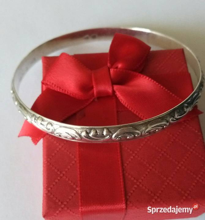 Srebrna bransoletka bangle p925 Blachownia