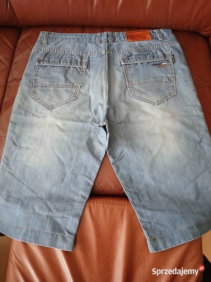 Jeansowe męskie szorty wielkopolskie