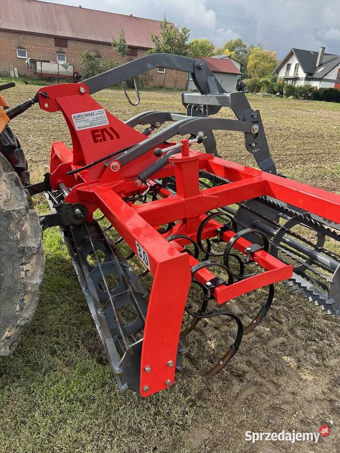 agregat uprawowo siewny 3m Euro Masz Maszyny uprawowe sprzedam